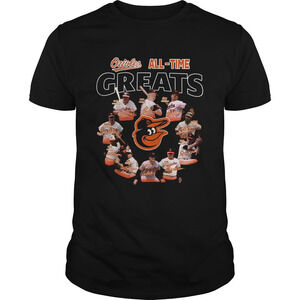 Baltimore Orioles All Time Great Players Signatures Shirt